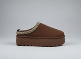 Chocolate Brown Chunky Fur Lined Platform Boots