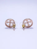 Gold Diamond Stud Earrings