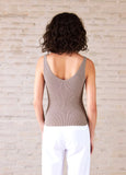 Taupe Knit Vest Top
