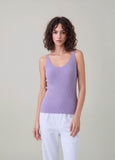 Purple Knit Vest Top
