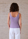 Purple Knit Vest Top