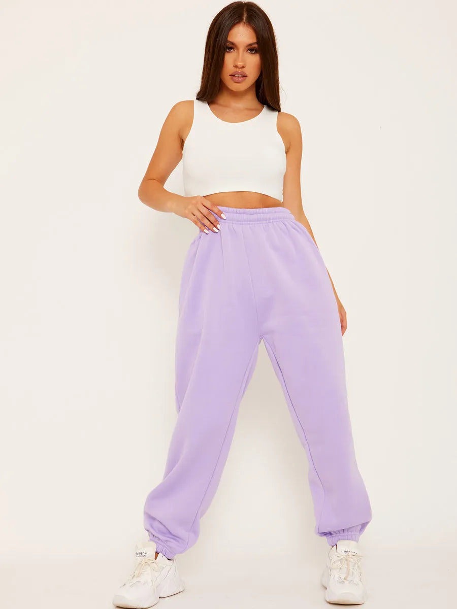 Lilac Oversized Joggers