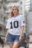 White San Francisco Print Jersey T-Shirt