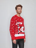 Red "To The Pub" Santa Novelty Christmas Jumper