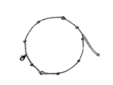 Silver Heart Link Chain Bracelet