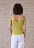 Lime Knit Vest Top