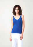 Royal Blue Knit Vest Top
