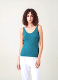 Teal Knit Vest Top