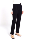 Black Elasticated Waist Soft Touch Trouser