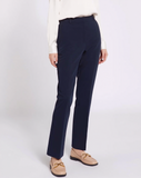 Navy Elasticated Waist Soft Touch Trouser
