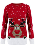 Red Reindeer Christmas Jumper