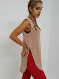 Cream Knitted V-Neck Jumper Vest