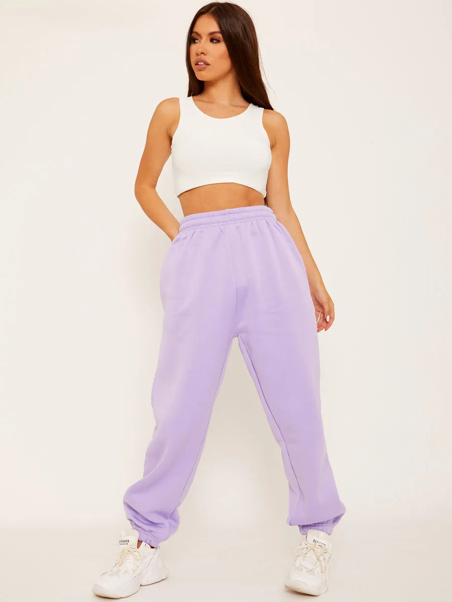 Lilac oversized top joggers