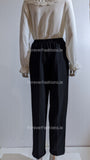 Black Elasticated Waist Soft Touch Trouser