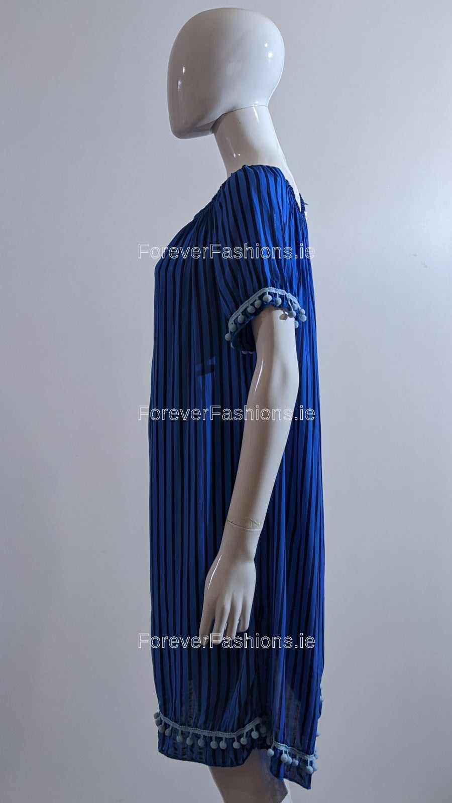 Blue Striped Dress