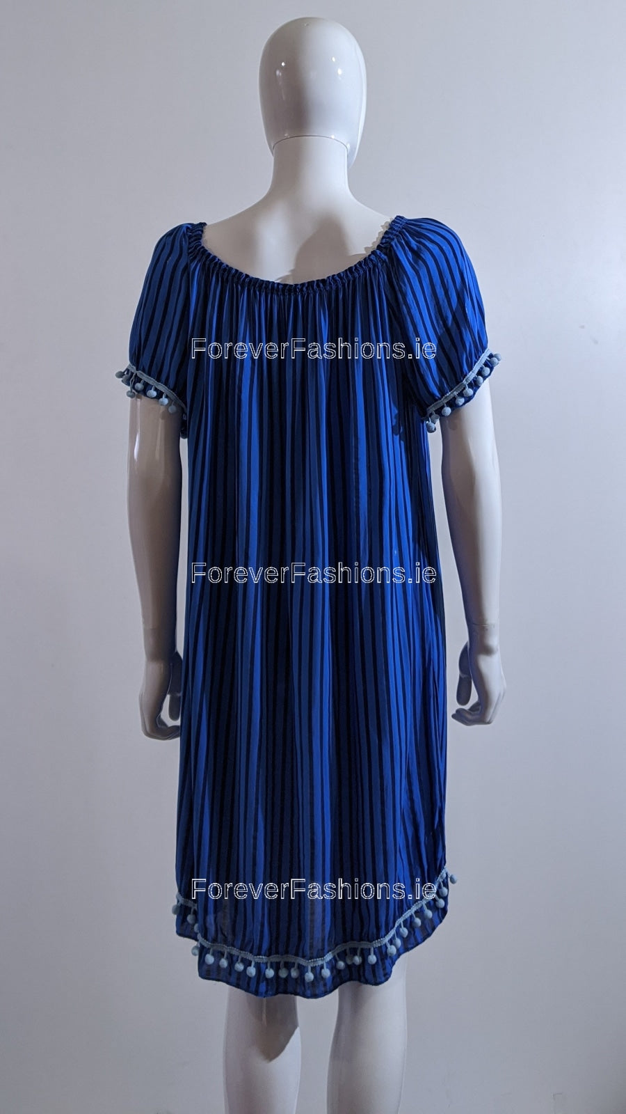 Blue Striped Dress
