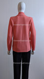 Coral Stripe Twinset Jumper