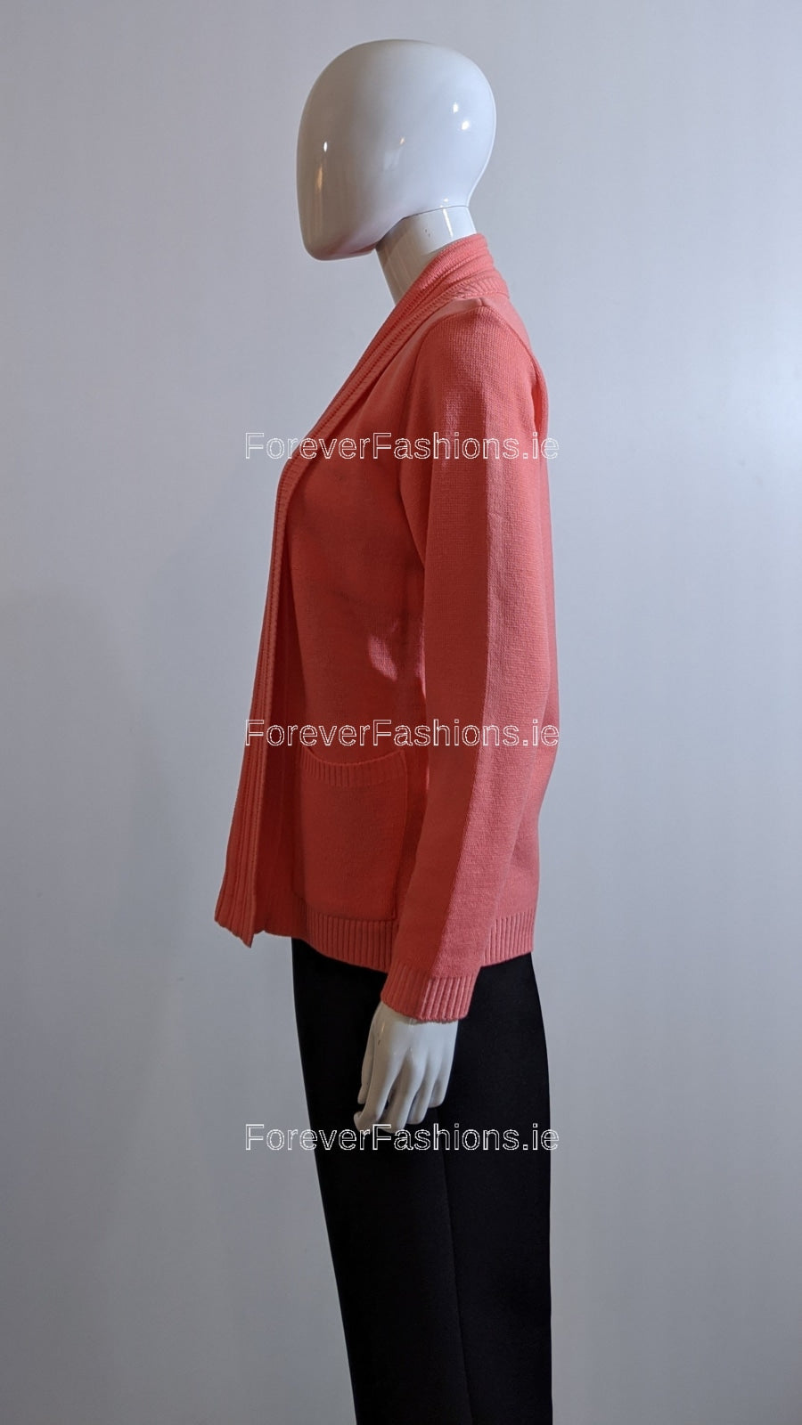 Coral Stripe Twinset Jumper