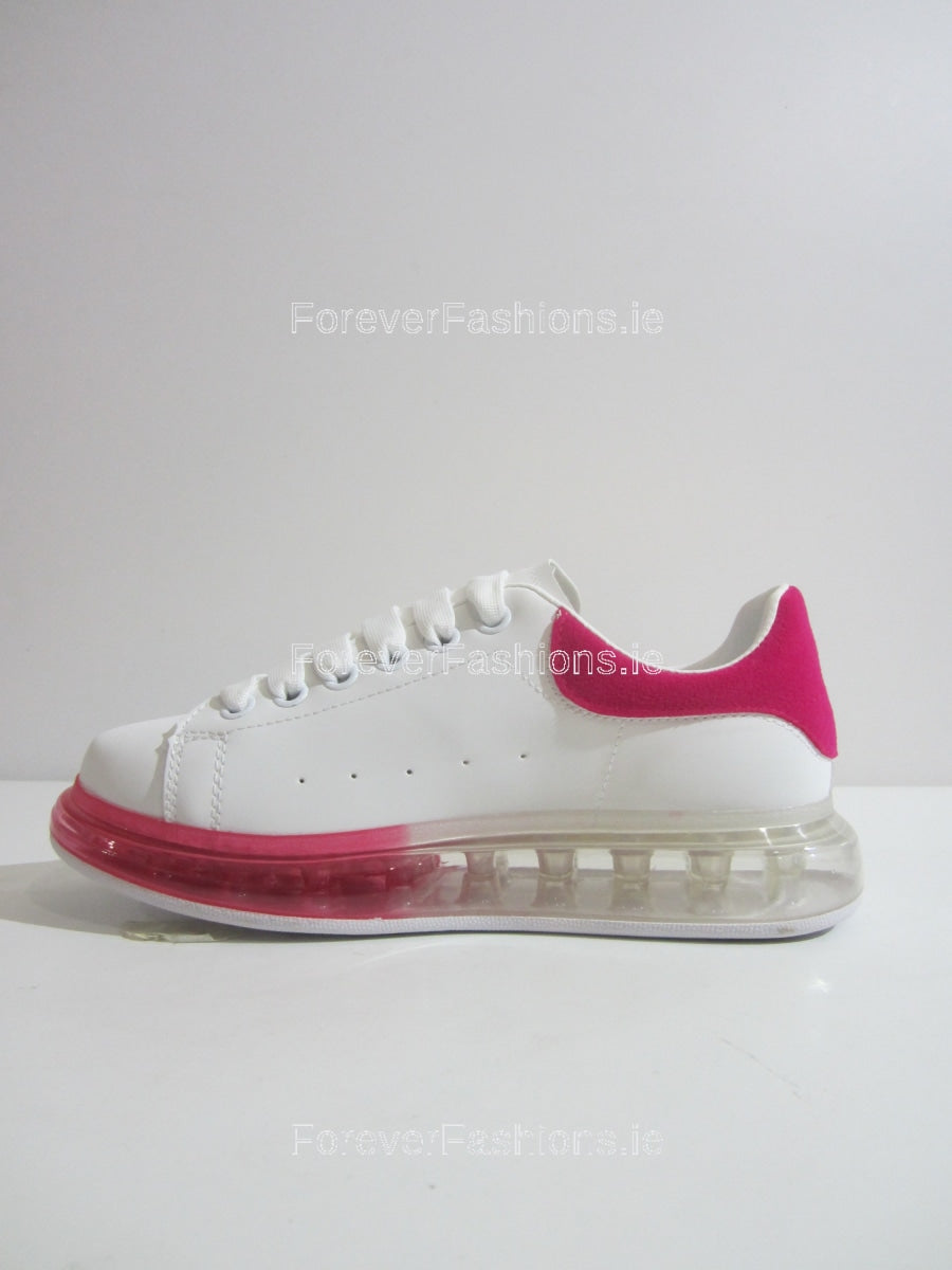 Pink Clear Sole Trainers
