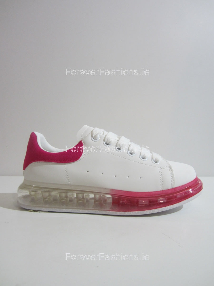Pink Clear Sole Trainers