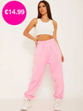 Pink Oversized Joggers