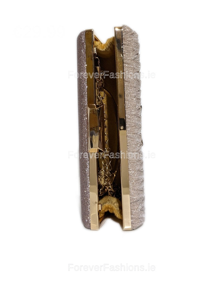 Clutch bag with handle on sale