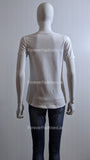White Love Heart Design Top